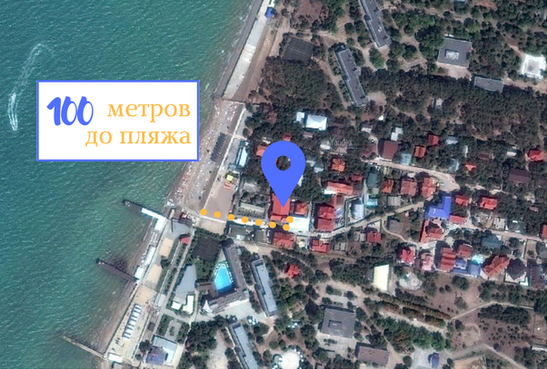 Отдых в Крыму в отеле с песчаным пляжем