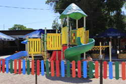 Детская площадка в Песчаном у пляжа